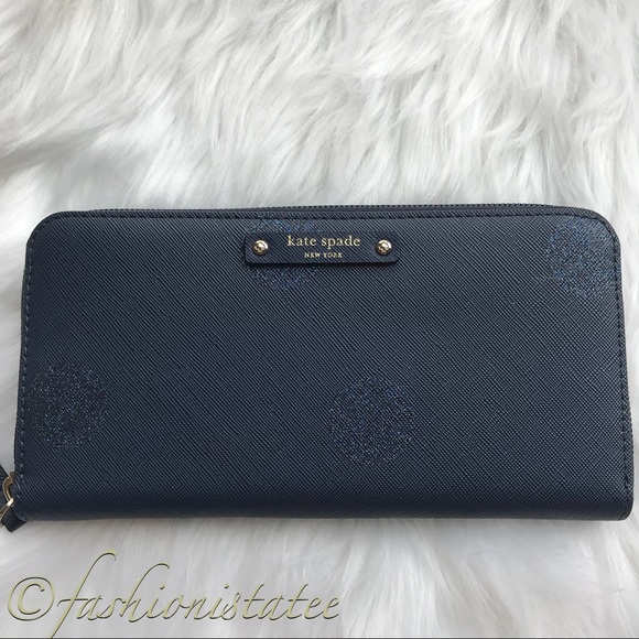 ➕NWT kate spade NEDA Haven Lane Frenchy Dot Wallet - Picture 2 of 7